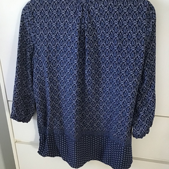 Very pretty old navy blouse - Picture 2 of 3